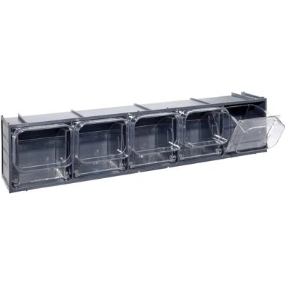 Cassetto di stoccaggio Mobil Plastic - Grigio scuro - 600x133x132mm - Storage Drawer Cassetto di stoccaggio Mobil Plastic - Grigio scuro - 600x133x132mm - Storage Drawer