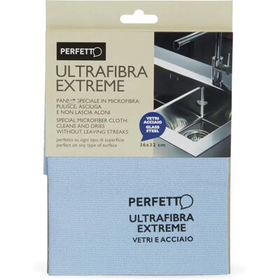Chiffon microfibre Perfetto 0264E - Acier/Verre - 1 pz Chiffon microfibre Perfetto 0264E - Acier/Verre - 1 pz