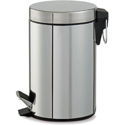 Papelera de Acero Inoxidable Perfetto 0445 - 3L Redonda Papelera de Acero Inoxidable Perfetto 0445 - 3L Redonda