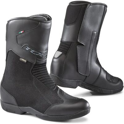 TCX Schwarze Gore-Tex Motorradstiefel - Touring Modell 8025G TCX Schwarze Gore-Tex Motorradstiefel - Touring Modell 8025G