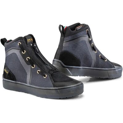 Tcx Ikasu Wasserdichte Damen-Motorradschuhe - Schwarz-Silber - Motorradschuhe Tcx Ikasu Wasserdichte Damen-Motorradschuhe - Schwarz-Silber - Motorradschuhe