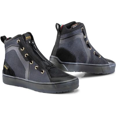 Tcx Ikasu Wasserdichte Damen Motorradschuhe - Schwarz Silber - Motorrad Schuhe Tcx Ikasu Wasserdichte Damen Motorradschuhe - Schwarz Silber - Motorrad Schuhe