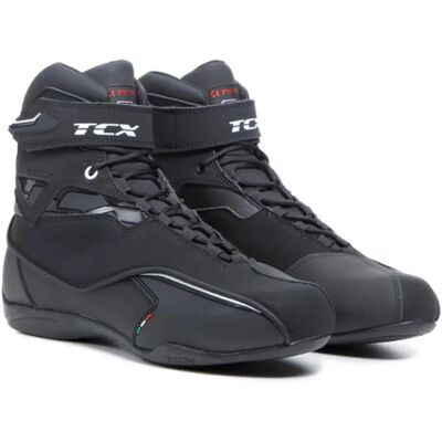 TCX Zeta Wasserdichte Motorradschuhe - Unisex Schwarz Größe 43 TCX Zeta Wasserdichte Motorradschuhe - Unisex Schwarz Größe 43