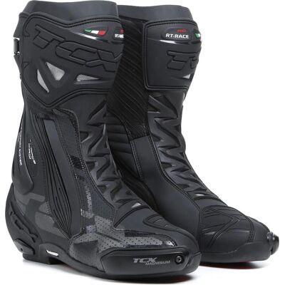 TCX RT-Race Pro Air Motorradstiefel - Herren Schwarz / 38 - Rennsport TCX RT-Race Pro Air Motorradstiefel - Herren Schwarz / 38 - Rennsport