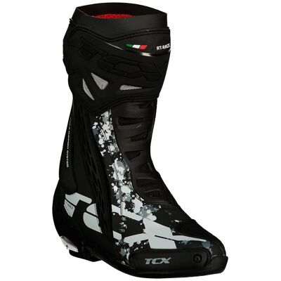 Stivali Moto TCX RT-Race - Microfibra leggera e resistente - Certificato CE Stivali Moto TCX RT-Race - Microfibra leggera e resistente - Certificato CE