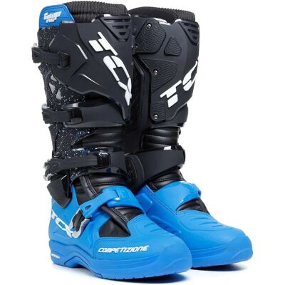 Botas de motocross Tcx Comp Evo 2 Michelin - Negro/Azul - 39 Botas de motocross Tcx Comp Evo 2 Michelin - Negro/Azul - 39