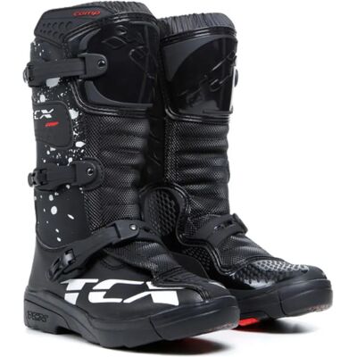 Bottes de motocross pour enfants Tcx Comp - Noir / Blanc - Enfant - Tout-terrain - Publicité Bottes de motocross pour enfants Tcx Comp - Noir / Blanc - Enfant - Tout-terrain - Publicité