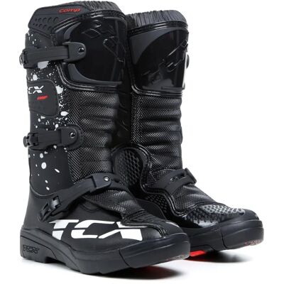 Stivali da motocross per bambini Tcx - Unisex Nero Bianco Taglia 36 Stivali da motocross per bambini Tcx - Unisex Nero Bianco Taglia 36