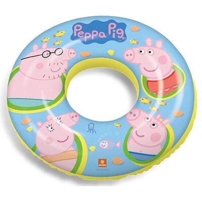 Anello gonfiabile Peppa Pig - 50cm per piscina o spiaggia per bambini 2+ Anello gonfiabile Peppa Pig - 50cm per piscina o spiaggia per bambini 2+