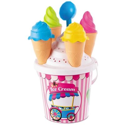 Mondo - Set Secchiello Con Formine Gelato - Sandkastenspielzeug Mondo - Set Secchiello Con Formine Gelato - Sandkastenspielzeug