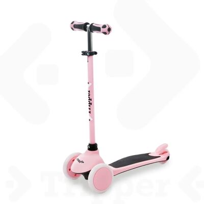 Trottinette Mondo Pink Tripper - 3 Roues, Réglable, Freins - Publicité Trottinette Mondo Pink Tripper - 3 Roues, Réglable, Freins - Publicité