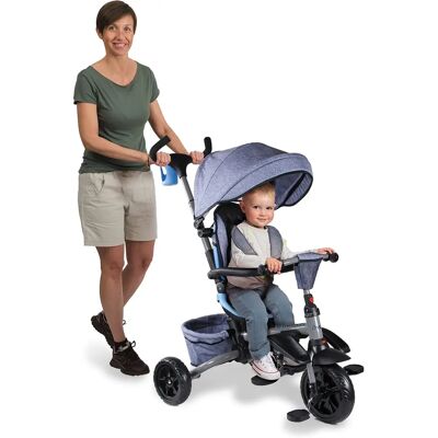 Triciclo Mondo - Azul - Apto para 12 meses y más - Paseo infantil Triciclo Mondo - Azul - Apto para 12 meses y más - Paseo infantil