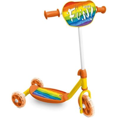 Trottinette Rainbow Mondo My First - 3 Roues, Guidon Réglable, Dès 2 Ans - Publicité Trottinette Rainbow Mondo My First - 3 Roues, Guidon Réglable, Dès 2 Ans - Publicité