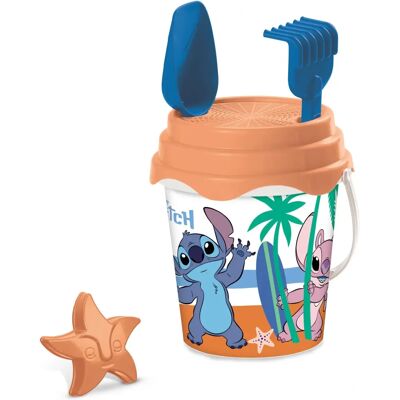 Mondo - Set secchiello giochi da spiaggia Disney Stitch - Badespielzeug-Set Mondo - Set secchiello giochi da spiaggia Disney Stitch - Badespielzeug-Set