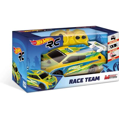 Auto RC Squadra di Corsa Hot Wheels - Scala 1:28, Nero - Giocattolo Auto RC Squadra di Corsa Hot Wheels - Scala 1:28, Nero - Giocattolo