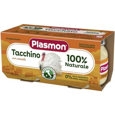 Plasmon Putenbaby-Nahrung - 3 Sorten - 80g je Stück - Hochwertiges Protein Plasmon Putenbaby-Nahrung - 3 Sorten - 80g je Stück - Hochwertiges Protein