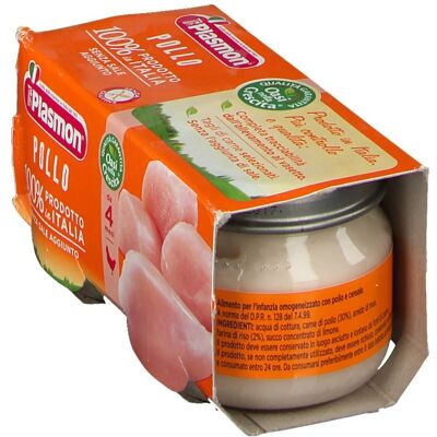 Plasmon Omogeneizzato Pollo 80 G - Cibo per bambini Plasmon Omogeneizzato Pollo 80 G - Cibo per bambini