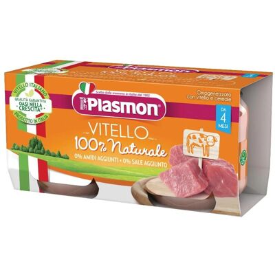 Plasmon Cibo per bambini Vitello - 2x80g Plasmon Cibo per bambini Vitello - 2x80g