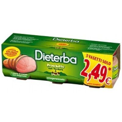 Heinz Dieterba Prosciutto Cibo per Bebè - 3x80g Heinz Dieterba Prosciutto Cibo per Bebè - 3x80g