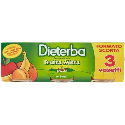 Heinz Dieterba Cibo per Bambini Frutta Mista - 3x80g Heinz Dieterba Cibo per Bambini Frutta Mista - 3x80g