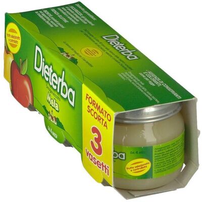 Dieterba Cibo per bebè Mela - Confezione da 3 x 80g Dieterba Cibo per bebè Mela - Confezione da 3 x 80g