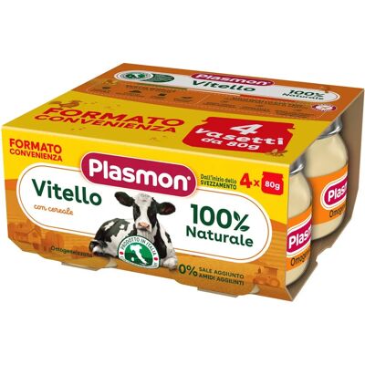 Plasmon Alimento per neonato - Vitello, 80g Plasmon Alimento per neonato - Vitello, 80g