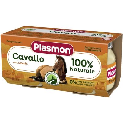 Plasmon Carne di Cavallo Cibo per Bambini - 80 g x 2 - Baby Food Plasmon Carne di Cavallo Cibo per Bambini - 80 g x 2 - Baby Food