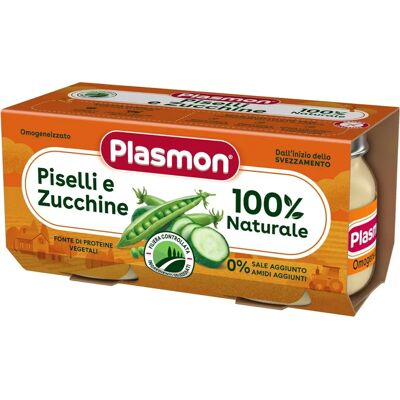 Plasmon Piselli Zucchine Cibo per Bambini - cibo vegetale per bambini Plasmon Piselli Zucchine Cibo per Bambini - cibo vegetale per bambini