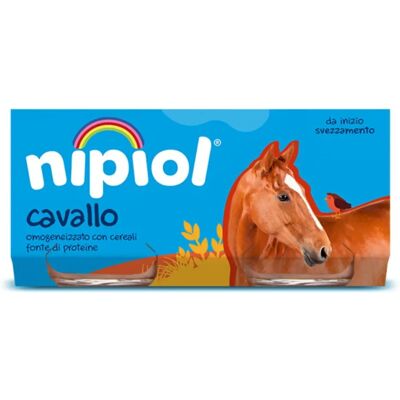 NIPIOL Cibo per bambini Carne di Cavallo - 2x80g NIPIOL Cibo per bambini Carne di Cavallo - 2x80g