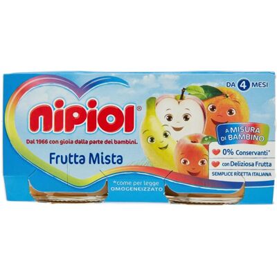 Nipiol Heinz Cibo per Bambini Purea - Frutta Mista 80g Nipiol Heinz Cibo per Bambini Purea - Frutta Mista 80g