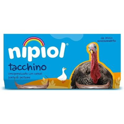 Alimenti per bambini tacchino Nipiol - Omogeneizzato di carne di alta qualità - 2x80g Alimenti per bambini tacchino Nipiol - Omogeneizzato di carne di alta qualità - 2x80g