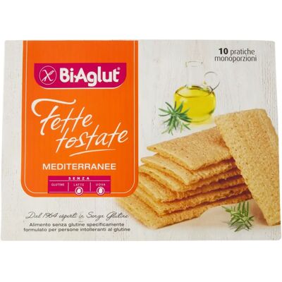 Biaglut Fette Tostate Mediterranee - Spuntino senza glutine Biaglut Fette Tostate Mediterranee - Spuntino senza glutine