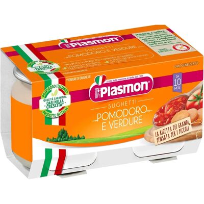 Plasmon Cibo per bebé - Pomodoro e Verdure 80g Plasmon Cibo per bebé - Pomodoro e Verdure 80g