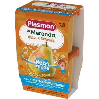 Plasmon Snack per Bebè - Pera & Cereali - 120g Plasmon Snack per Bebè - Pera & Cereali - 120g