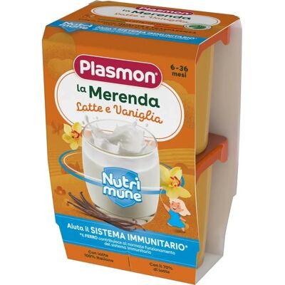 Plasmon Spuntino Bambini Vaniglia - Pasto per Bambini - 120 g Plasmon Spuntino Bambini Vaniglia - Pasto per Bambini - 120 g