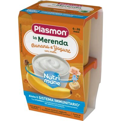Plasmon Merenda Bambini Banana Yoghurt - Baby Snack Plasmon Merenda Bambini Banana Yoghurt - Baby Snack