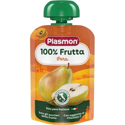 Cibo per Neonato Plasmon - Purea di Pera 100% - 100g Cibo per Neonato Plasmon - Purea di Pera 100% - 100g