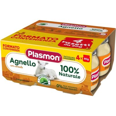 Alimenti per bebè Plasmon - Agnello - 80g - Da 4 mesi Alimenti per bebè Plasmon - Agnello - 80g - Da 4 mesi