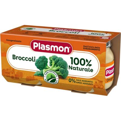Plasmon Cibo per bambini - Broccoli - 2x80g - Da 6 mesi Plasmon Cibo per bambini - Broccoli - 2x80g - Da 6 mesi