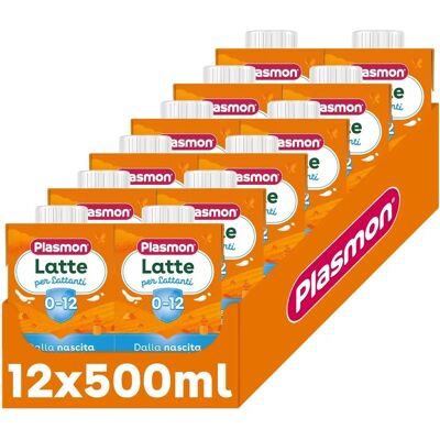 Plasmon Stage 0-12 mesi 500ml - Latte liquido per bambini Plasmon Stage 0-12 mesi 500ml - Latte liquido per bambini