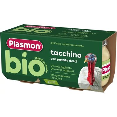 Plasmon Bio Truthahn Süßkartoffel Babyfood – 2er Pack Plasmon Bio Truthahn Süßkartoffel Babyfood – 2er Pack