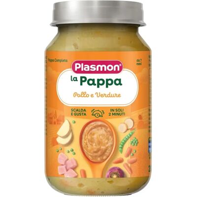 Plasmon 76021502 Cibo per bebè pollo e verdure Plasmon 76021502 Cibo per bebè pollo e verdure