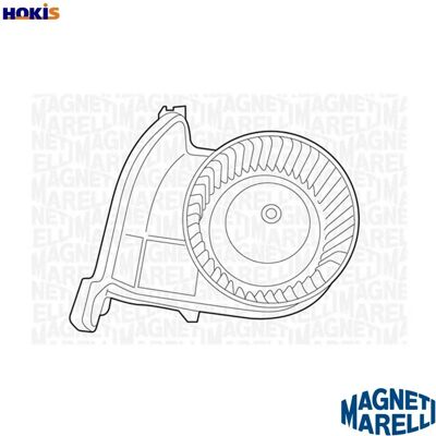 Magneti Marelli Indendørs Blæser Clio - 140mm 12V 180W Magneti Marelli Indendørs Blæser Clio - 140mm 12V 180W