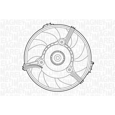 Magneti Marelli A4 B6 Radiatorfläkt - Motorkylare Magneti Marelli A4 B6 Radiatorfläkt - Motorkylare