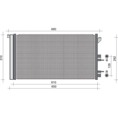 MAGNETI MARELLI 350203248000 Kompressorin jäähdytin Fiat Panda II 5 oven - Ilmastointi MAGNETI MARELLI 350203248000 Kompressorin jäähdytin Fiat Panda II 5 oven - Ilmastointi
