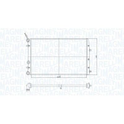 Radiator motor Magneti Marelli pentru Seat, Skoda Radiator motor Magneti Marelli pentru Seat, Skoda