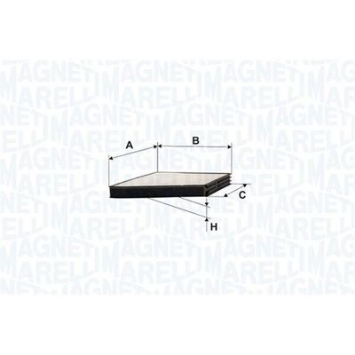 MAGNETI MARELLI Kabinefilter - 350203062100 MAGNETI MARELLI Kabinefilter - 350203062100