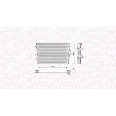 Magneti Marelli 350213169000 Motorradiator - Kølesystem Magneti Marelli 350213169000 Motorradiator - Kølesystem