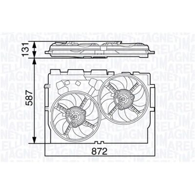 Magneti Marelli Modell 069422582010 Kylfläkt - Kylsystem Magneti Marelli Modell 069422582010 Kylfläkt - Kylsystem