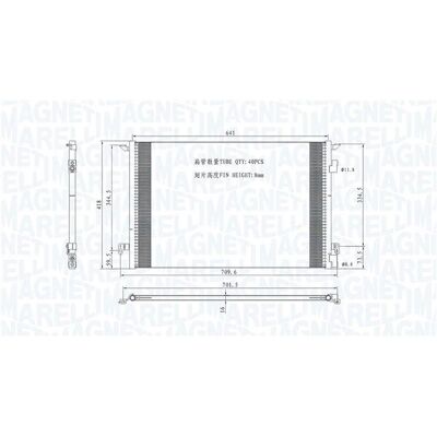 Magneti Marelli Malle 350203892000 - Auton Ilmastointikondensaattori Magneti Marelli Malle 350203892000 - Auton Ilmastointikondensaattori